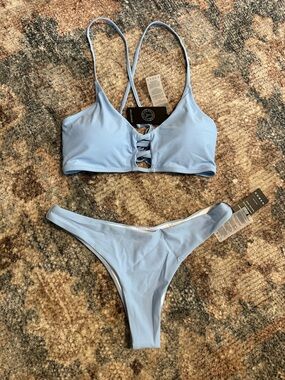 NWT RELLECIGA Sea Blue Bikini, medium